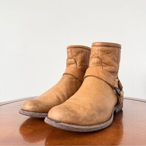 FRYE Women's Philip Harness Ankle Rider Boots | US 7